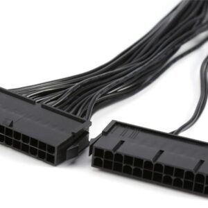 dual psu atx power supply adaptor cable mining 24pin 24 pin lala55 1703 26 lala55@16