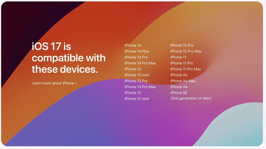 iOS Compatible Phones
