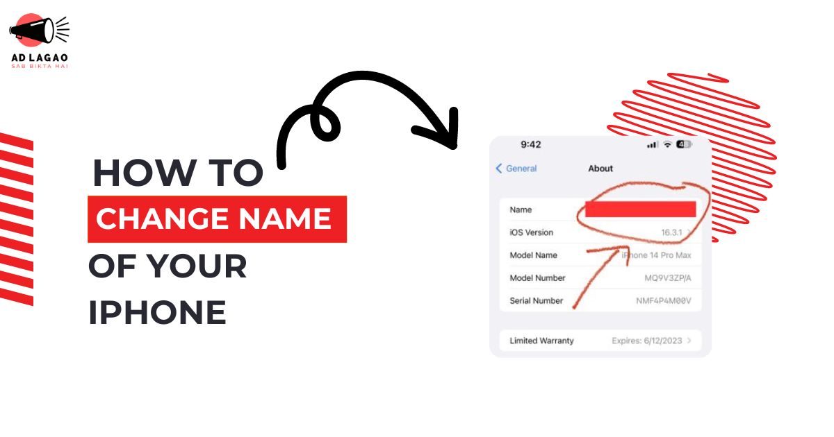 How to Change the Name of Your iPhone Complete Guide 2024 AdLagao.pk