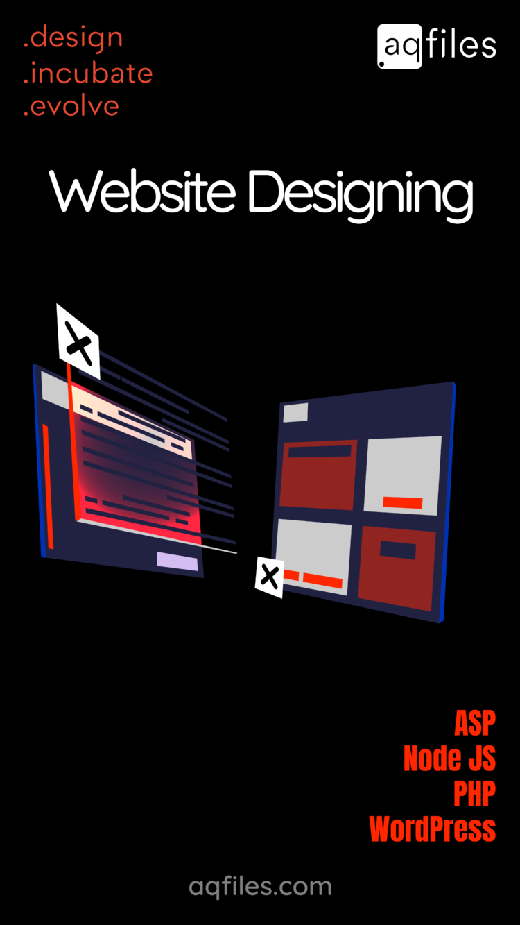 english post for website designing general