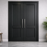 velora door matte black color www.woodixa.com