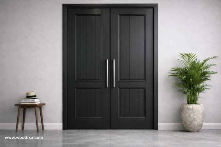 velora door matte black color www.woodixa.com